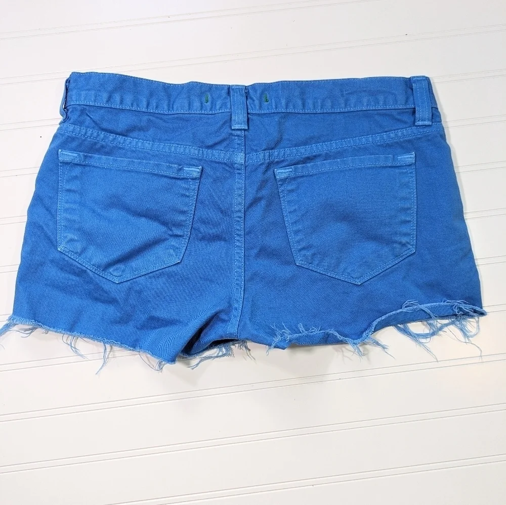 J. Brand Bright Blue Cut-Off Short